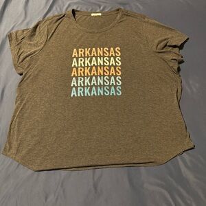 Maurices Brown Arkansas Graphic Tee